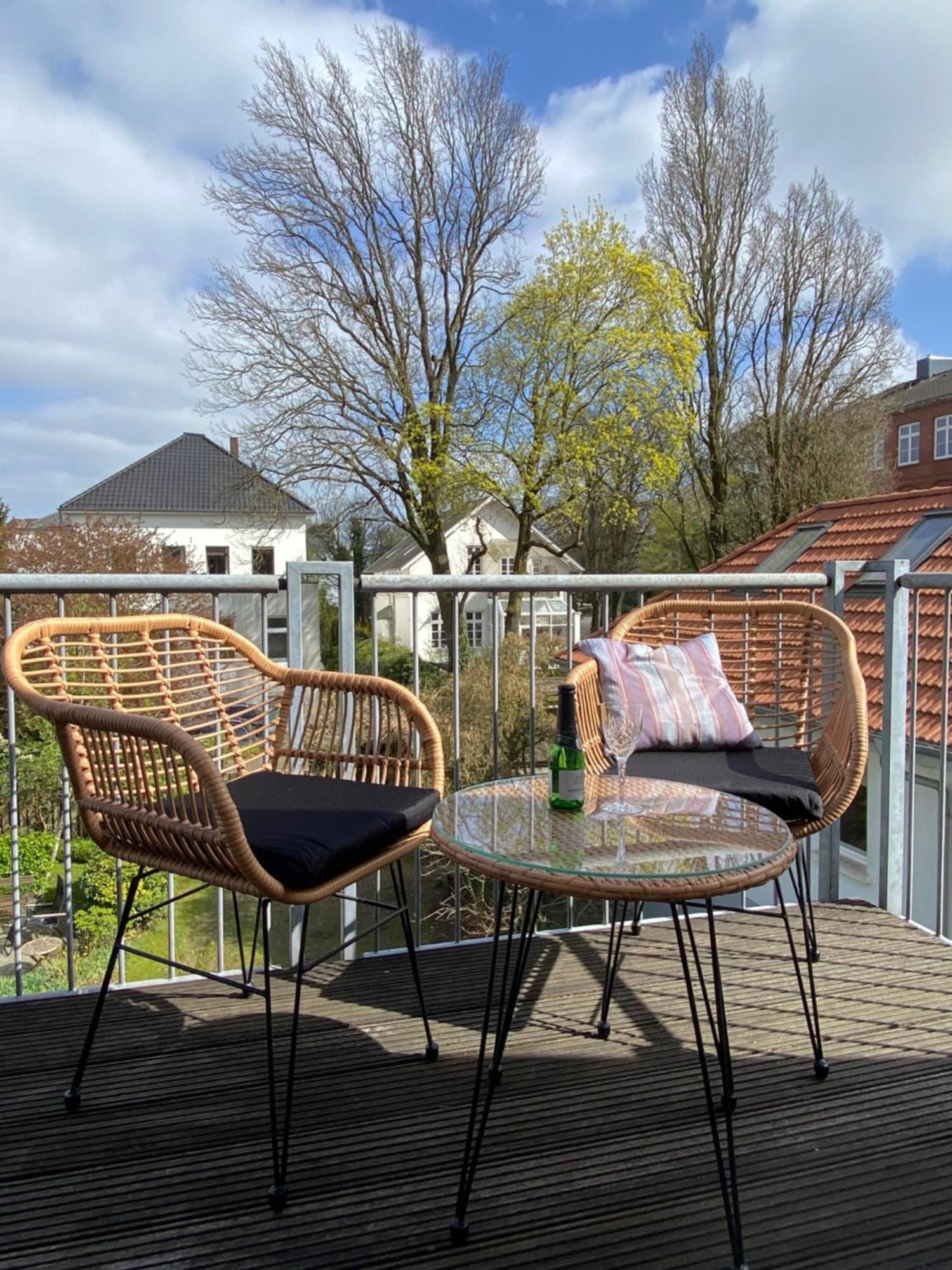 Ruhige Wohnung In Zentral Gelegener Gruenderzeitvilla Oldemburgo Exterior foto